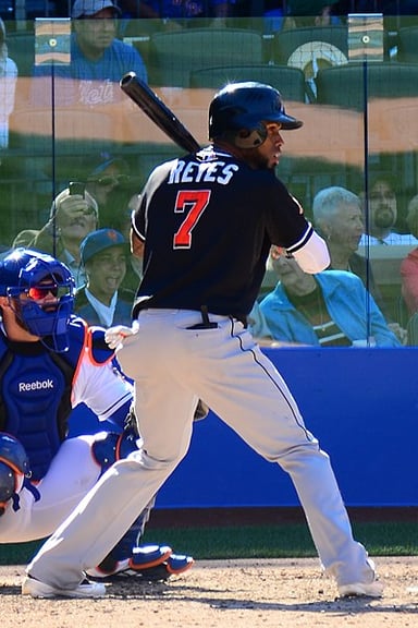 How many times did José Reyes lead the NL in triples?
