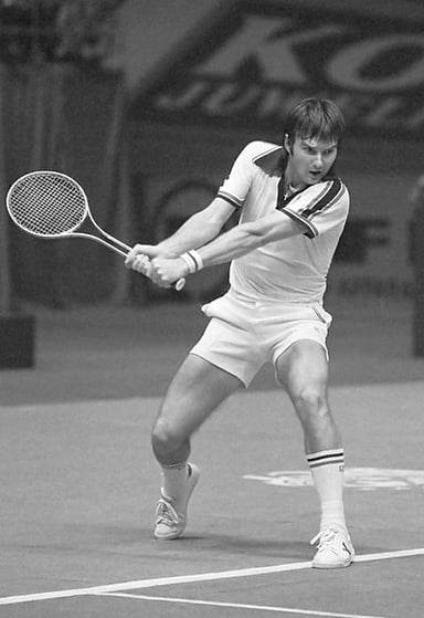 Jimmy Connors competed in the singles event of the Olympics. True or False?