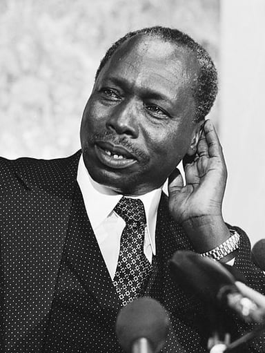 How long did Moi serve as Kenya's President?
