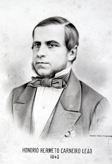 In which Brazilian province did Honório Hermeto Carneiro Leão help put down a rebellion in 1842?