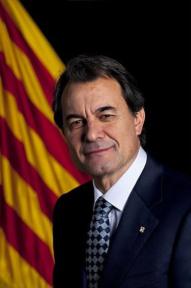 Artur Mas first indicated a "Yes" vote for Catalan secession in which year?