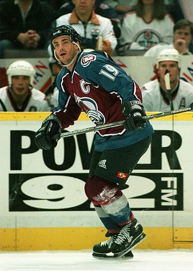 In what year was Joe Sakic inducted into the Hockey Hall of Fame?