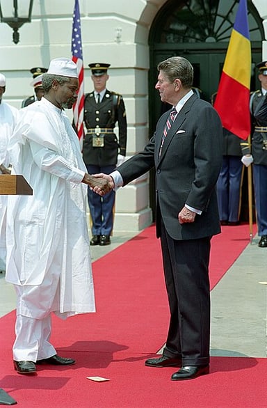 Which city did Hissène Habré flee to after being overthrown?