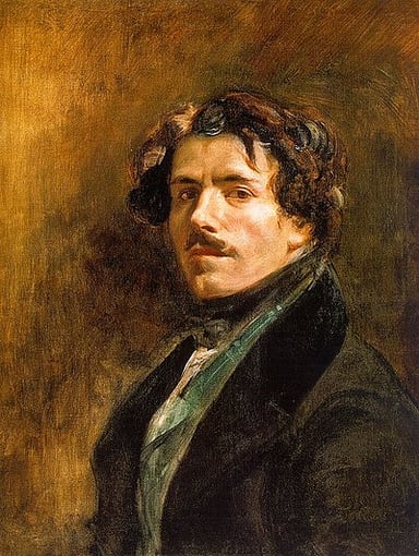 Who described Delacroix as "passionately in love with passion"?