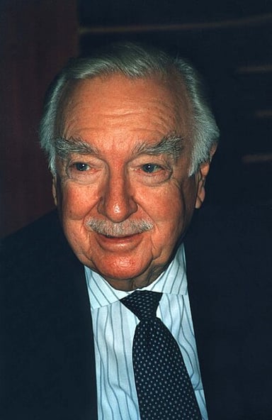 How many years was Walter Cronkite the anchorman for CBS Evening News?
