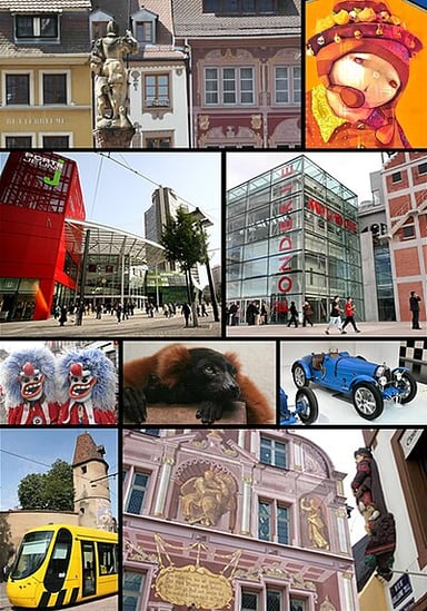 Which two museums in Mulhouse are the largest of their kind in the world?