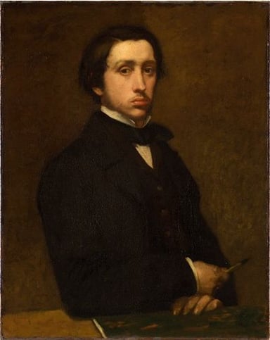 Edgar Degas was also known for portraits with what particular quality?