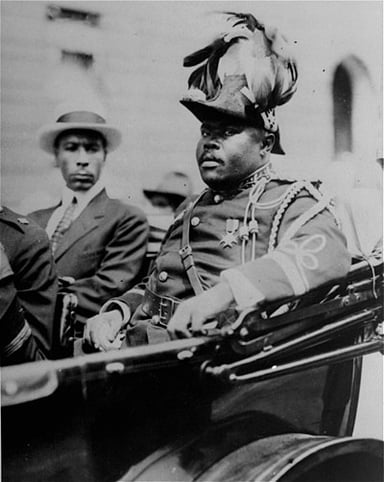 In which US penitentiary was Marcus Garvey imprisoned for mail fraud?