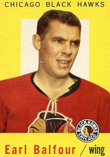 How many assists did Earl Balfour have in his NHL career?