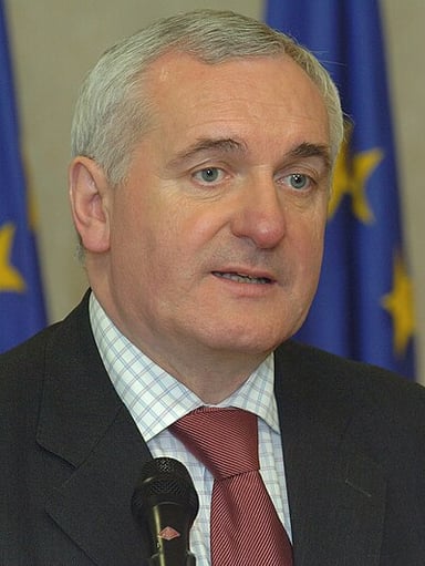 What is/was Bertie Ahern's political party?