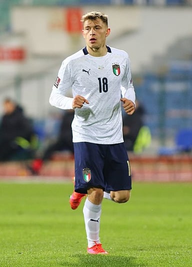 Is Nicolò Barella a regular starter for the Italian national team?