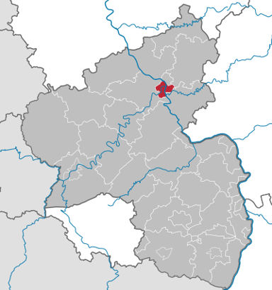What is the "German Corner" in Koblenz?