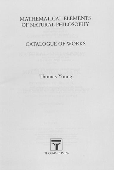 What year was Thomas Young born?