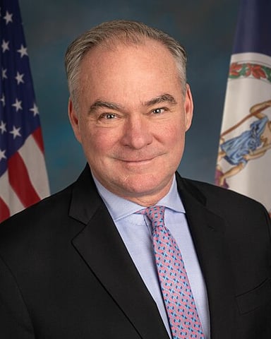 What instrument does Tim Kaine play?