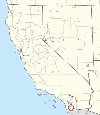 What is the size of the Viejas Reservation?
