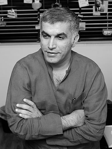 In which field is Nabeel Rajab primarily an activist?