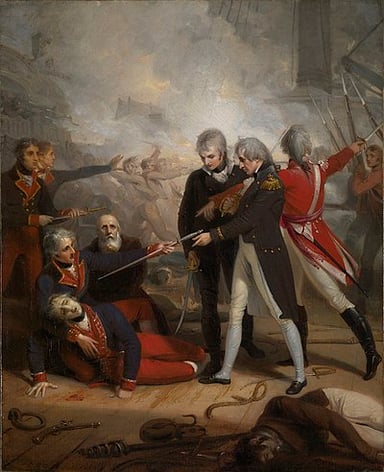 In which battle was Nelson fatally wounded?