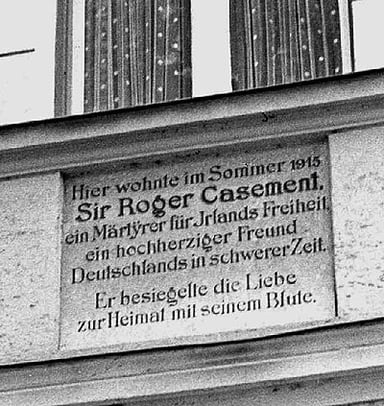 What was Roger Casement executed for during World War I?