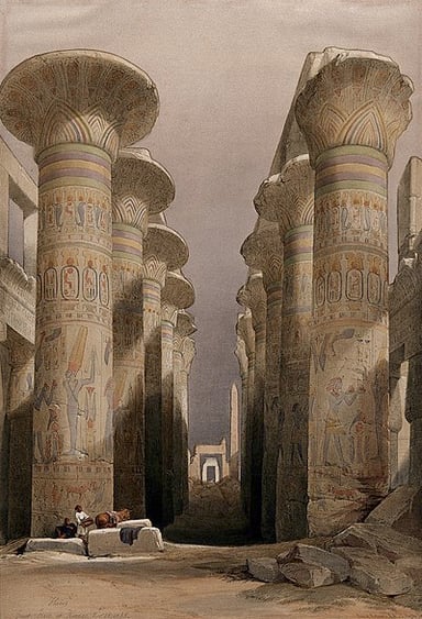 Which side of the Nile in Thebes contains the necropolis?
