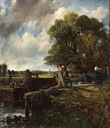 What year was "Dedham Vale" painted?