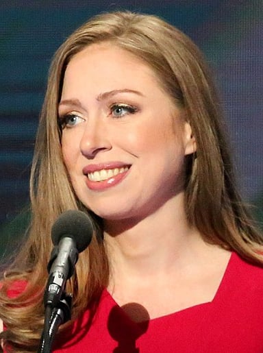 Which business did Chelsea Clinton work for in finance?