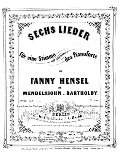 What instrument was Fanny Mendelssohn most known for playing?