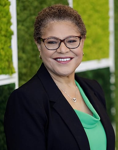 In what year was Karen Bass first elected to the U.S. House of Representatives?