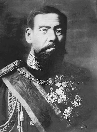 Was Emperor Meiji respected in the international context at the time of his funeral in 1912?