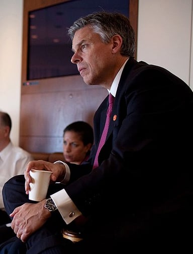 What was Jon Huntsman Jr.'s approval rating when he left office as Governor of Utah?