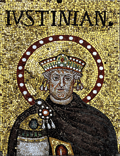 What notable building was constructed during Justinian I's reign?