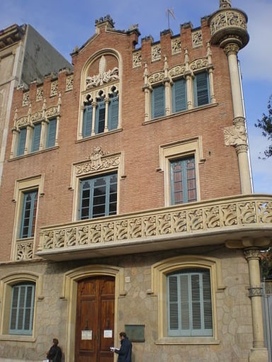 Where is the Palau de la Música Catalana, one of Domènech i Montaner's famous works, located?