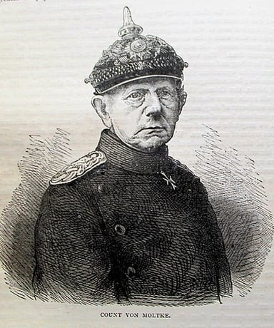 Which war did Moltke command in 1870?