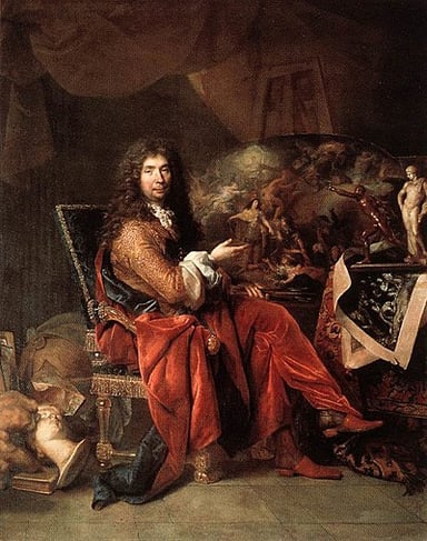How was Le Brun involved with art schools?