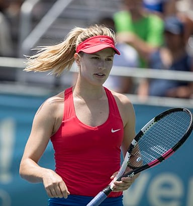 What sport does Eugenie Bouchard play professionally?
