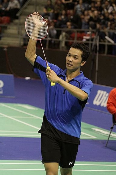 Which international badminton event did Taufik never achieve first place in?
