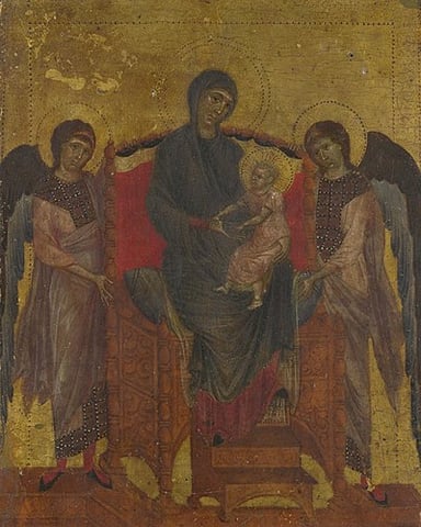 Was Cimabue more influenced by the East or the West?