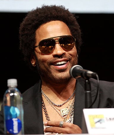 Which famous musician did Lenny Kravitz collaborate with on the song "Always on the Run"?