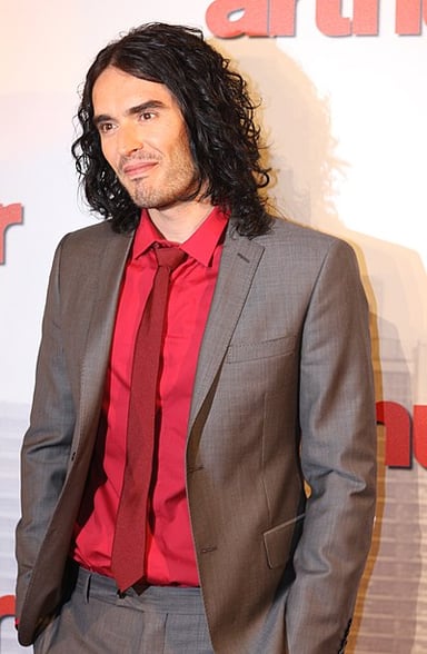 Which award did Russell Brand receive at the British Comedy Awards in 2011?