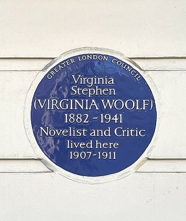 What are Virginia Woolf's most famous occupations?