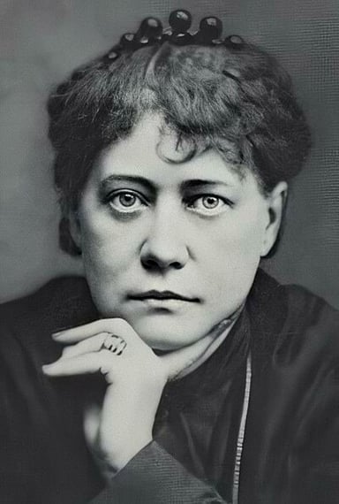 What was the name of the group of spiritual adepts Helena Blavatsky claimed to have encountered?