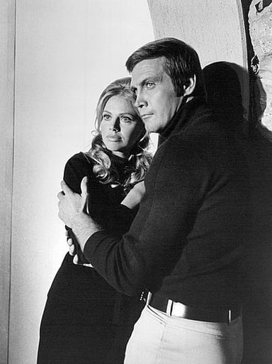 Britt Ekland starred alongside which actor in "The Man with the Golden Gun"?
