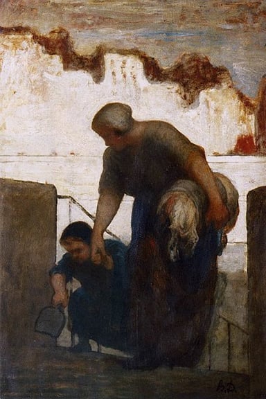 What institution did Daumier target in his art?