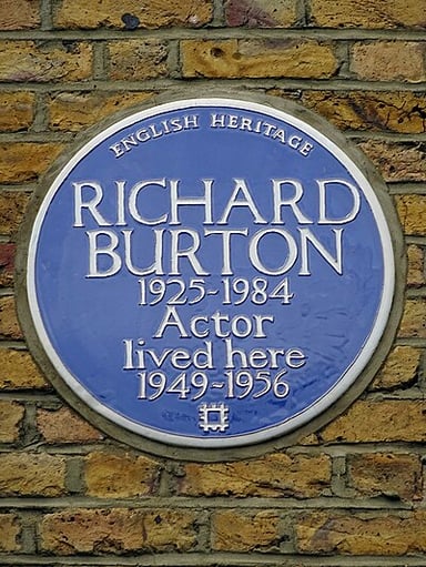 Who was Richard Burton's second wife, with whom he had a famously turbulent relationship?