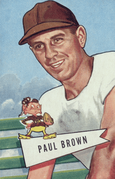 Paul Brown was fired from the Browns in what year?