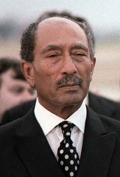 What economic policy did Anwar Sadat launch during his presidency?
