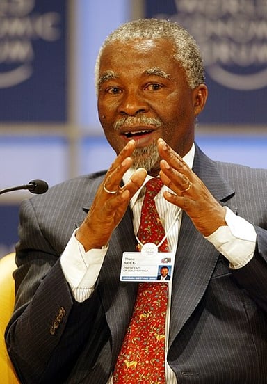 What was the name of the ANC's economic policy that Thabo Mbeki supported during his presidency?