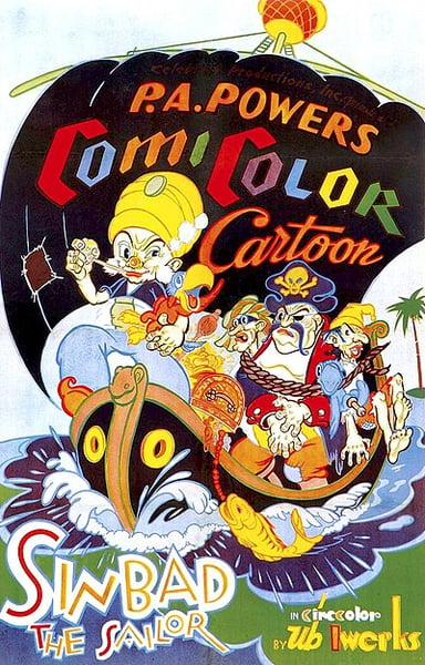 Which two cartoons were created by Iwerks under contract with Metro-Goldwyn-Mayer?