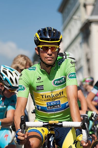 Aside from cycling, what is Alberto Contador known for?