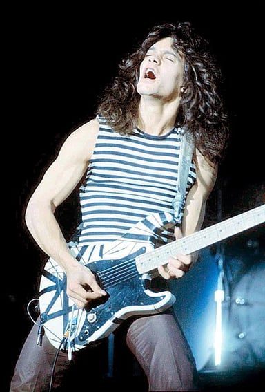 Eddie Van Halen was ranked no. 1 in what category by Guitar World magazine?