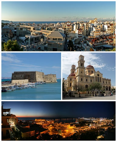 What is the name of the airport in Heraklion?